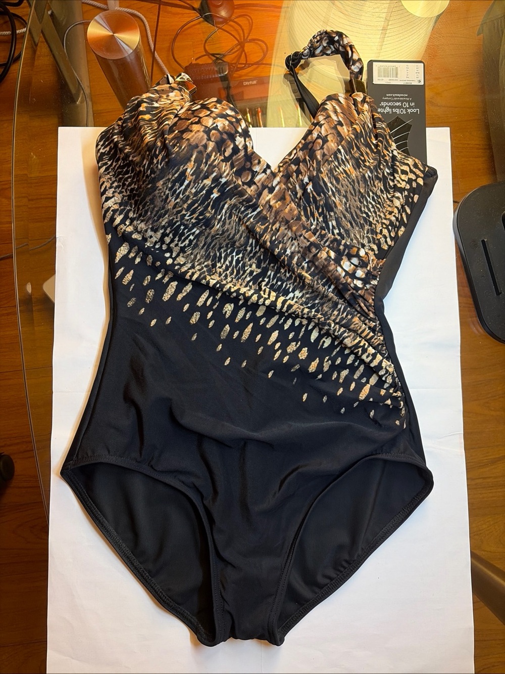 Miraclesuit Women's Swimwear Siren Tummy Control Size 14